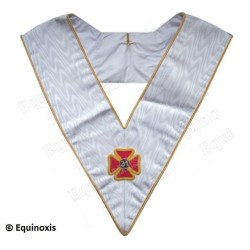 Masonic collar – Scottish Rite (ASSR) – 31st degree – Hand embroidery