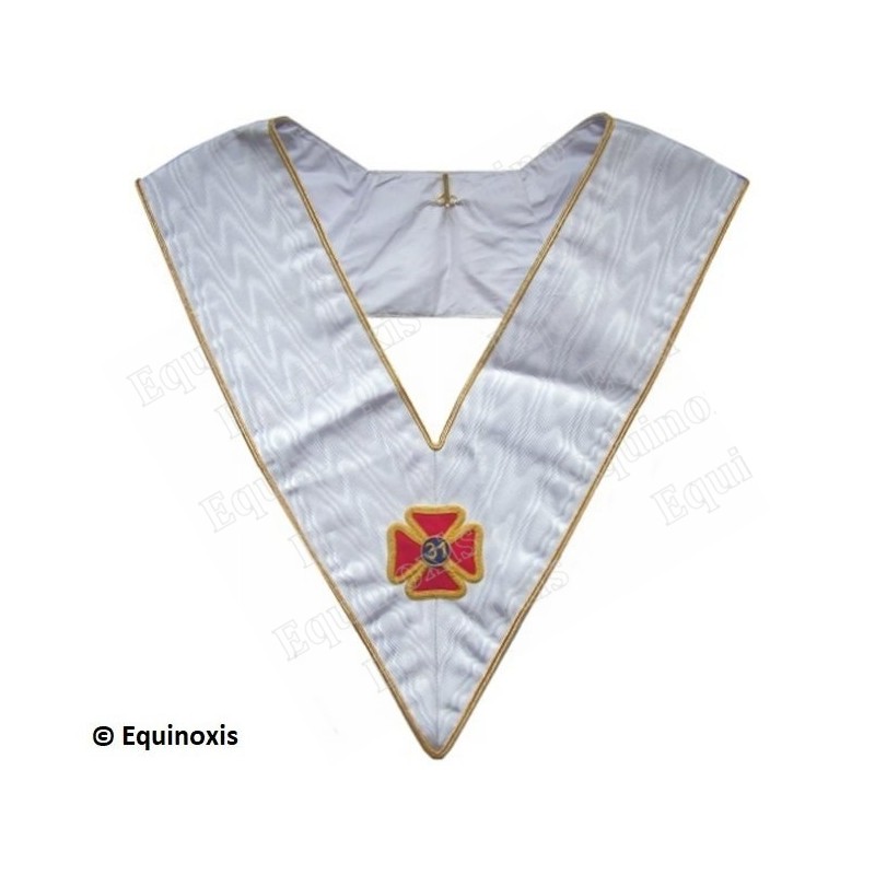 Masonic Officer's collar – ASSR – 31st degree – Hand-embroidered