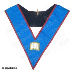Masonic collar – Scottish Rite (AASR) – Orator – GLNF – Machine embroidery
