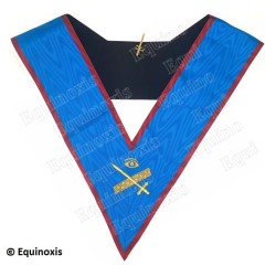 Masonic collar – Scottish Rite (AASR) – Expert – GLNF – Machine embroidery