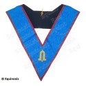 Masonic Officer's collar – AASR – Junior Warden – GLNF – Machine embroidery