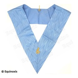 Masonic collar –Rite Français Moderne Rétabli – Maître des Banquets – Dos bleu – Brodé machine