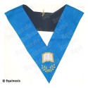 Masonic Officer's collar – Groussier French Rite – Orator – Machine embroidery