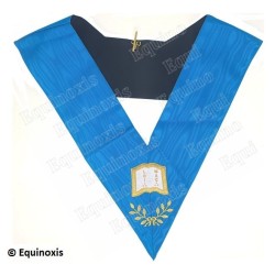 Masonic collar – Groussier French Rite – Orator – Machine embroidery