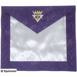 Satin Masonic apron – Ordre des Maîtres Royaux Choisis – Compagnon