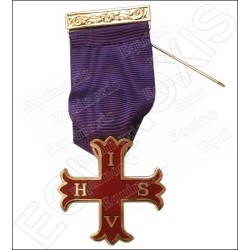 Masonic breast jewel – Red Cross of Constantine – Horseier