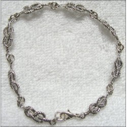 Masonic Ladies' bracelet – Masonic knot – Silver finish