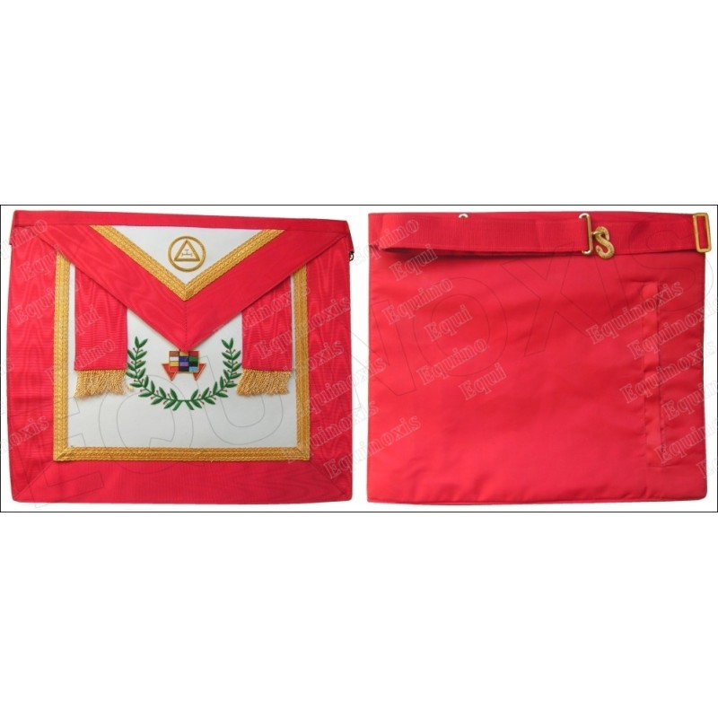 Leather Masonic apron – Royal Ark York – Past High Priest