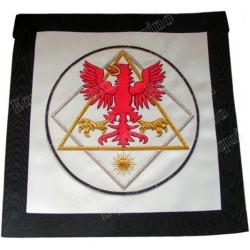 Leather Masonic apron – Memphis-Misraim – 12th degree