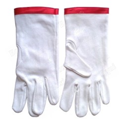Masonic cotton gloves – RSR – CBCS – Size XXL
