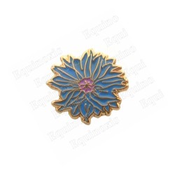 Masonic lapel pin – Cornflower