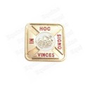 Masonic lapel pin – In Hoc Signo Vinces