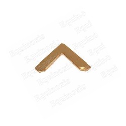 Masonic lapel pin – Set square – Gold