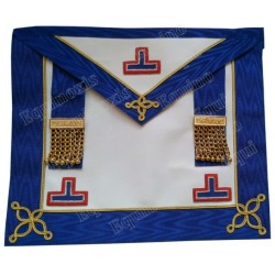 Leather Masonic apron – Craft Provincial Undress Regalia – Hand-embroidered