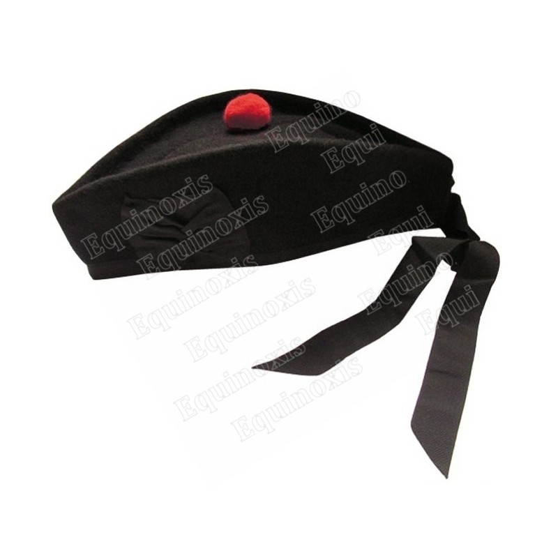 Masonic hat – Black glengarry – Size 55