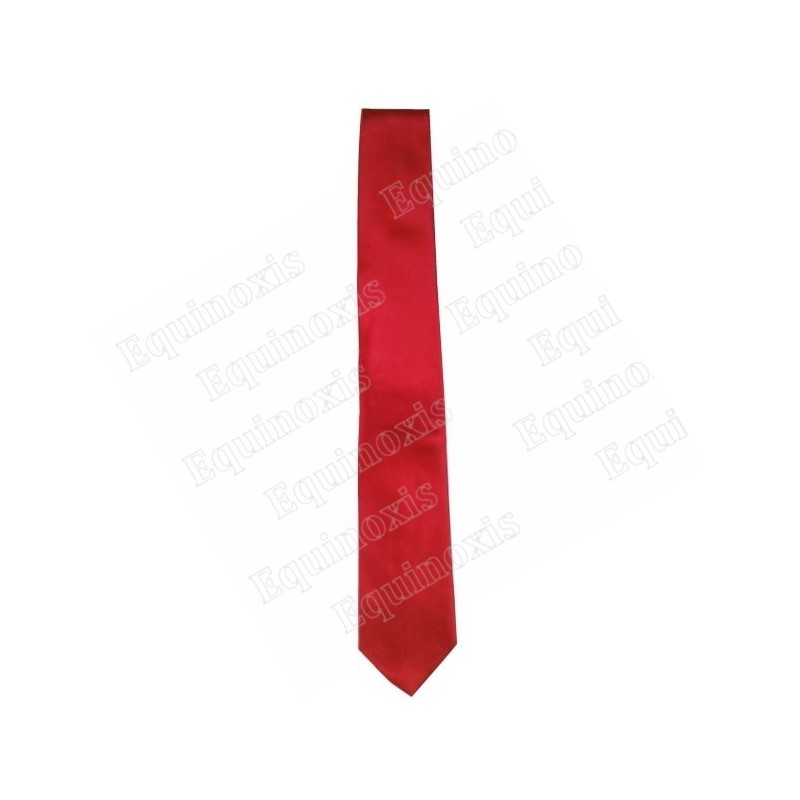 Masonic necktie – French Chapter – Red