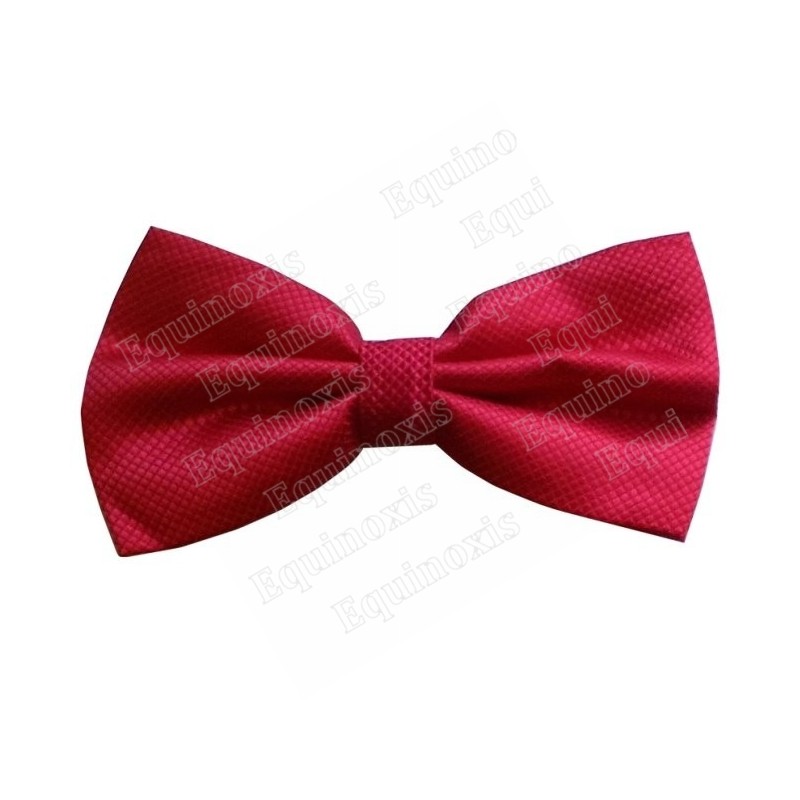 Microfiber bowtie – Red – 1