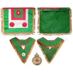 Set of Deputy Master – Saint Andrew's Master – Leather apron + Collar + Jewel