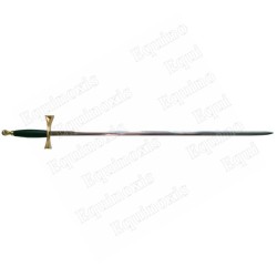 Masonic sword – Lightweight sword with black and gilt handle – No scabbard