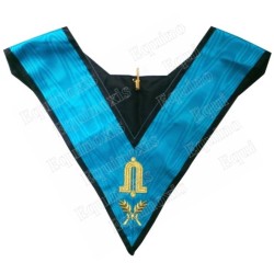 Masonic Officer's collar – AASR – 4th degree – Junior Warden – Machine embroidery