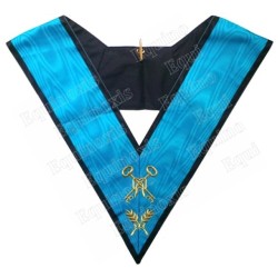 Masonic Officer's collar – AASR – 4th degree – Treasurer – Machine embroidery