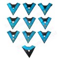 Masonic Officers' collars – AASR – 4th degree – Set of 9 Officers – Machine embroidery