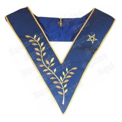 Masonic collar – Scottish Rite (AASR) – Thrice Powerful Master – Machine embroidery