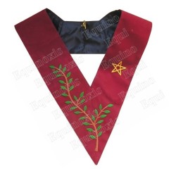 Masonic Officer's collar – ASSR – 14th degree – Hand embroidery