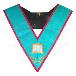 Masonic Officer's collar – AASR – Orator – Machine embroidery