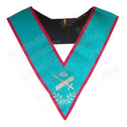 Masonic Officer's collar – AASR – Junior Expert – Machine embroidery