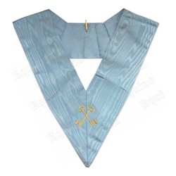 Masonic collar – RSR – Treasurer – Machine embroidery