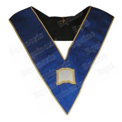 Masonic Officer's collar – Operative Rite of Solomon – Orator – Mourning back – Machine embroidery