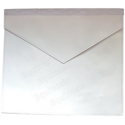 Leather Masonic apron – Entered Apprentice – 31.5 cm x 36 cm