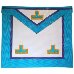 Vinyl Masonic apron – Memphis–Misraïm – Worshipful Master –3 taus
