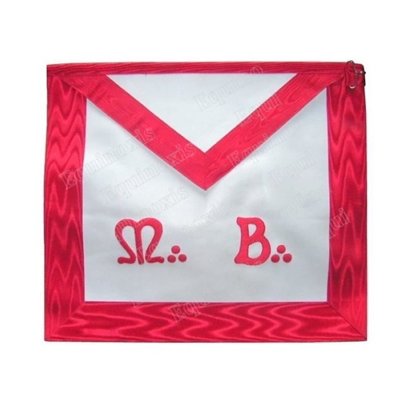 Leather Masonic apron – AASR – Master Mason – MB