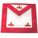 Leather Masonic apron – AASR – Worshipful Master – 3 taus