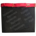 Fake-leather masonic apron – AASR – 18th degree – Knight Rose-Croix – Latin cross – Machine embroidery