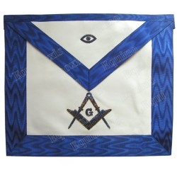 Leather Masonic apron – York Rite – Master Mason – Eye without rays