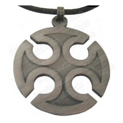 Medieval pendant – Fanjeaux cross – Antique silver
