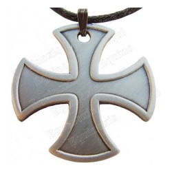 Templar pendant – Templar cross – Antique silver