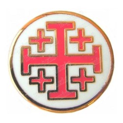 Masonic lapel pin – Cross of Saint John of Jerusalem