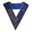 Masonic Officer's collar – AASR – Thrice Powerful Master  – Hand embroidery