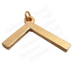 Masonic pendant – Set square – Gold