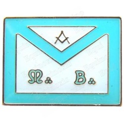 Masonic lapel pin – Master Mason apron – French Rite