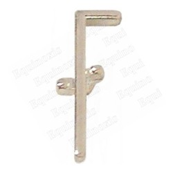 Masonic lapel pin – Tubalcain (Two-ball cane) – Silver