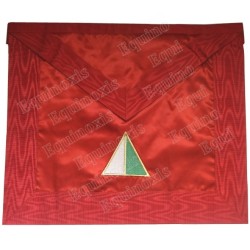 Satin Masonic apron – AASR – 26th degree