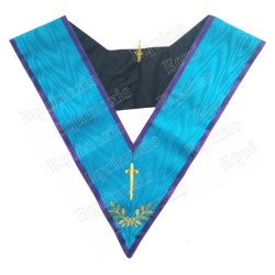 Masonic Officer's collar – Memphis-Misraim – Tyler – Machine embroidery