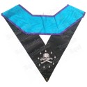 Masonic Officer's collar – Organist – Memphis-Misraim – Mourning back – Hand embroidery