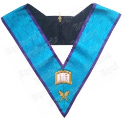 Masonic collar – Memphis-Misraim – Orator – Hand embroidery