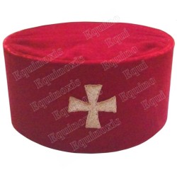 Masonic cap – Knights Templar (KT) – Toque du Temple – Size 56